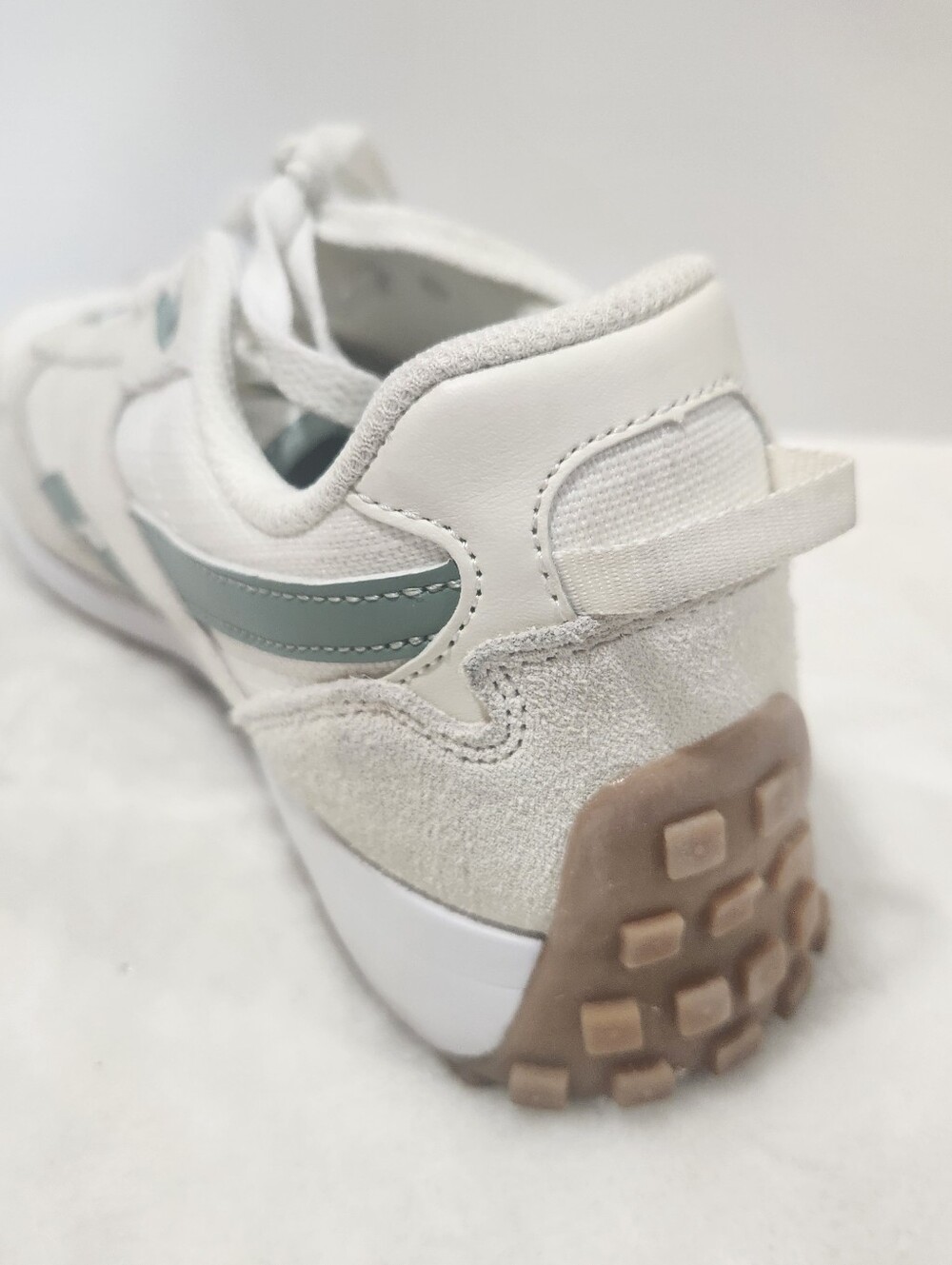 Reebok Drive Leather Suede Ortholite Chalk Green Sneaker Shoes Womens 10 - Picture 10 of 13